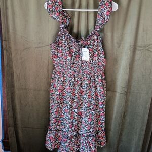 NEW! Floral Sundress with Ruffle Straps